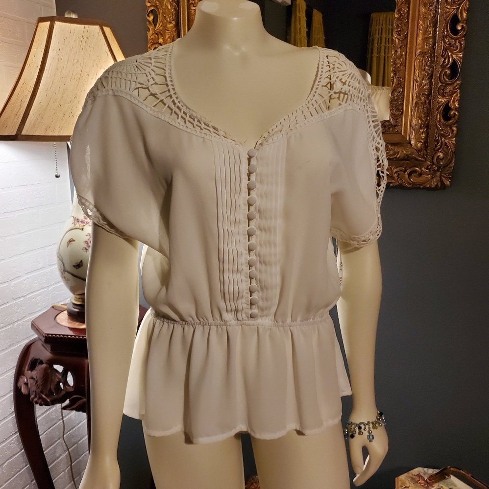 XOXO White Blouse